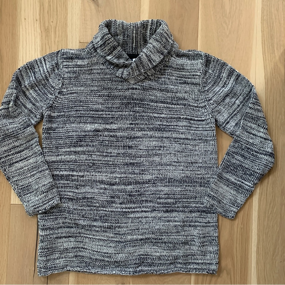 Divided Cotton Sweater